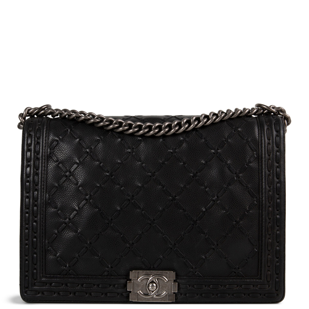 CHANEL Large Paris-Dallas Whipstitch Boy Bag