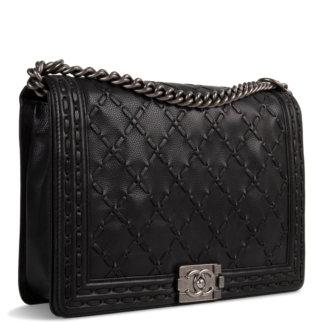 CHANEL Large Paris-Dallas Whipstitch Boy Bag