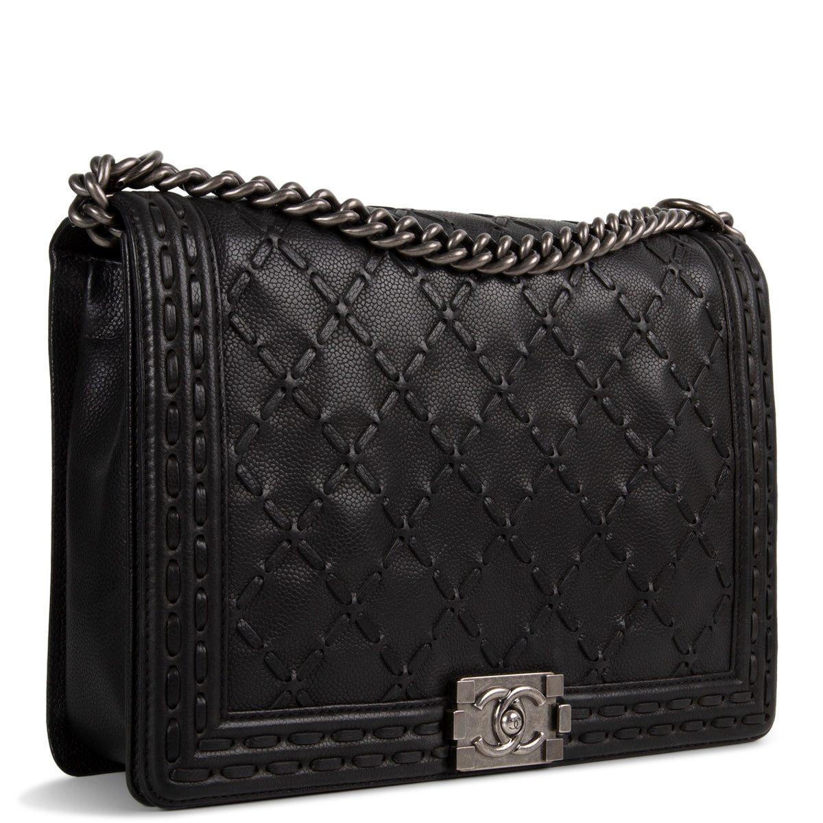 CHANEL Large Paris-Dallas Whipstitch Boy Bag