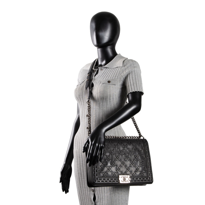CHANEL Large Paris-Dallas Whipstitch Boy Bag