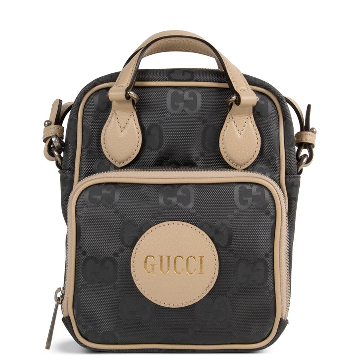 GUCCI Econyl Off The Grid Shoulder Bag - Gray - OUTLET FINAL SALE