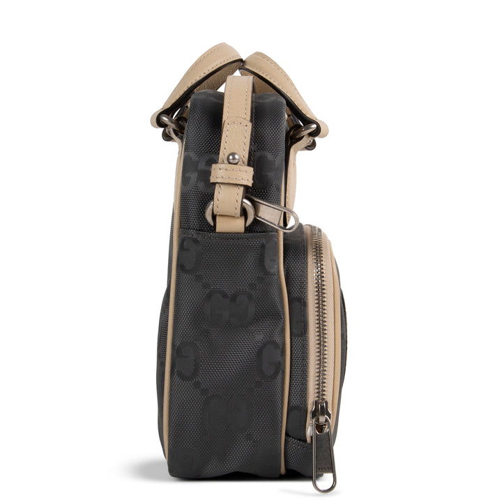 GUCCI Econyl Off The Grid Shoulder Bag - Gray - OUTLET FINAL SALE