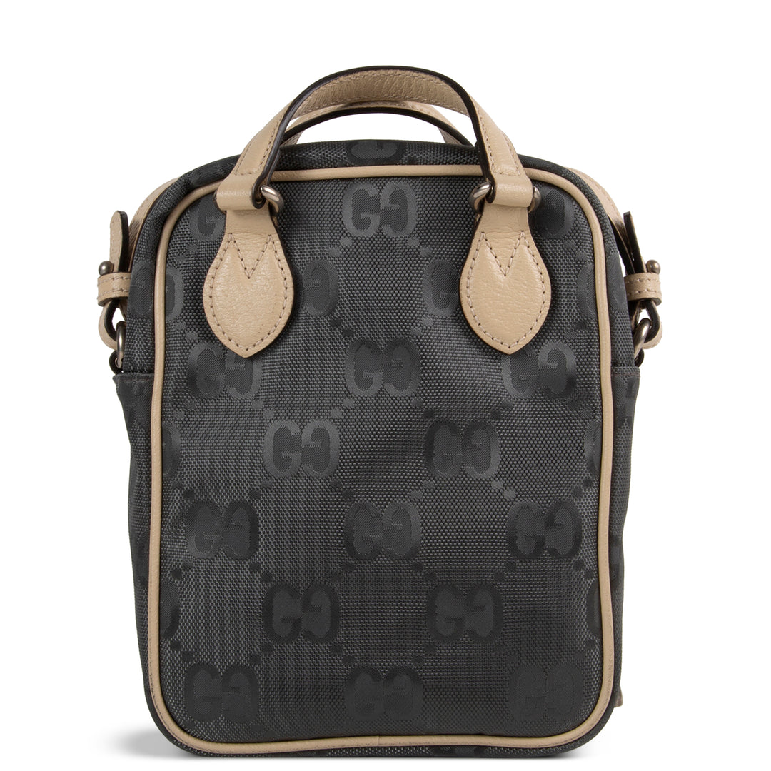 GUCCI Econyl Off The Grid Shoulder Bag - Gray - OUTLET FINAL SALE
