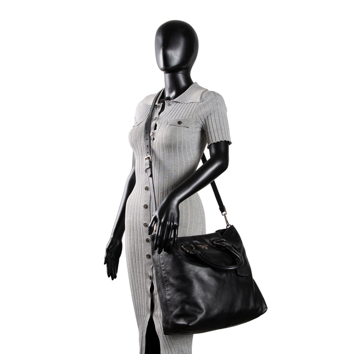 PRADA Soft Calfskin Shopping Tote