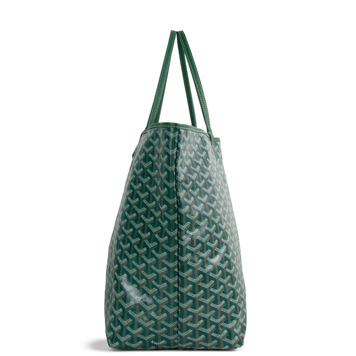 GOYARD Goyardine St. Louis Tote GM w/ Pouch - Green