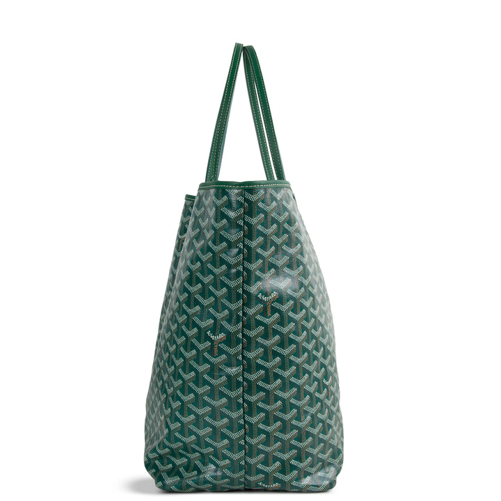 GOYARD Goyardine St. Louis Tote GM w/ Pouch - Green