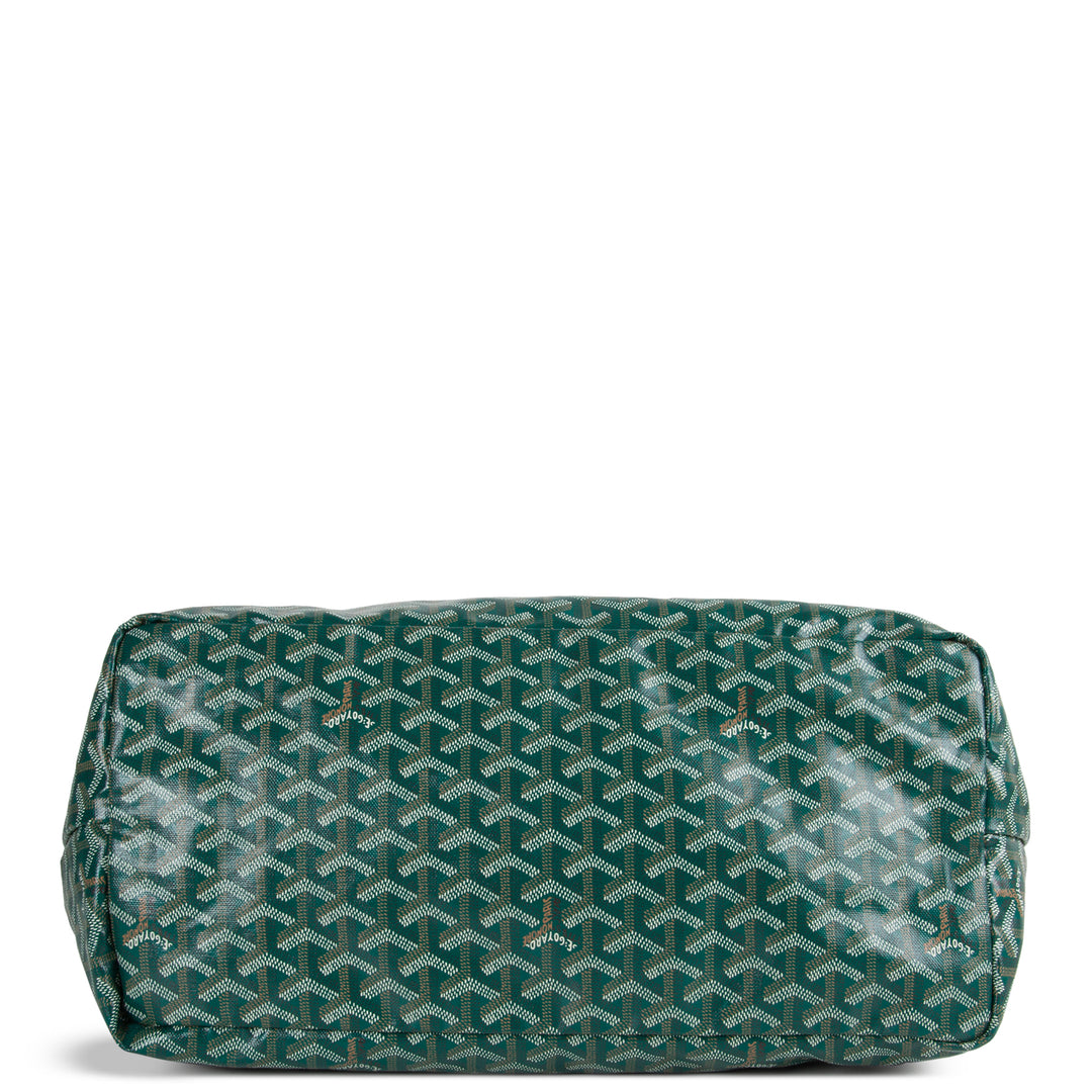 GOYARD Goyardine St. Louis Tote GM w/ Pouch - Green