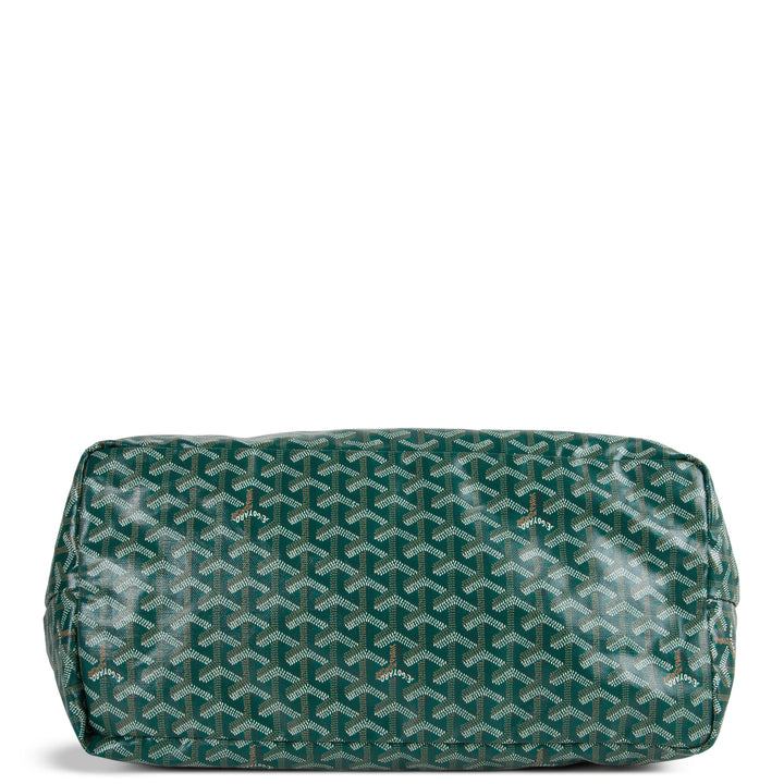 GOYARD Goyardine St. Louis Tote GM w/ Pouch - Green