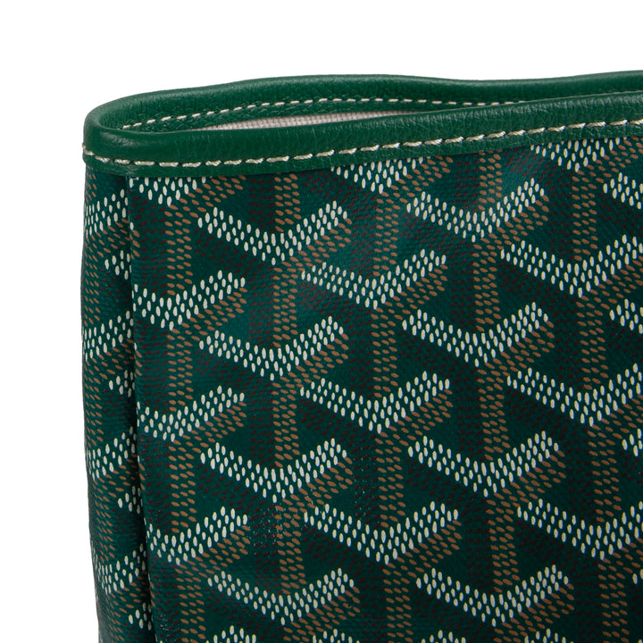 GOYARD Goyardine St. Louis Tote GM w/ Pouch - Green