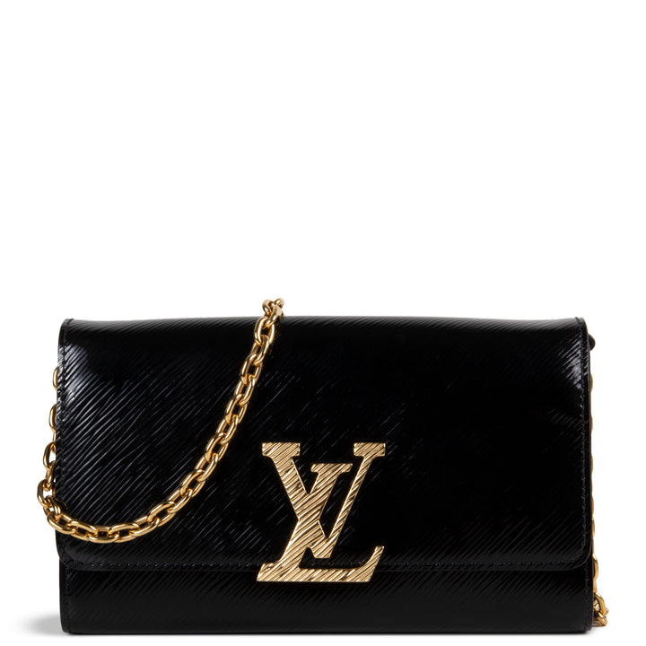 LOUIS VUITTON Electric Epi Pochette Louise - Black
