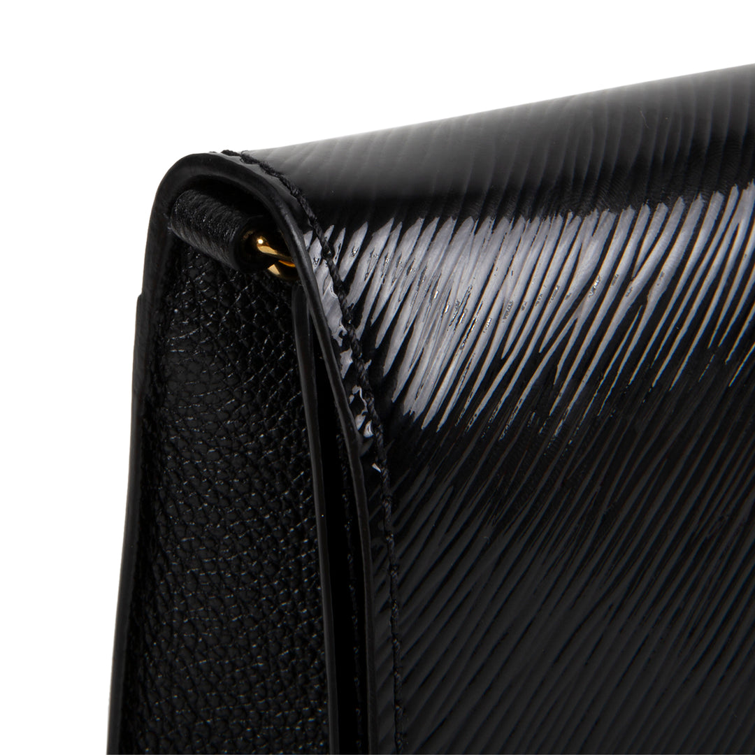 LOUIS VUITTON Electric Epi Pochette Louise - Black