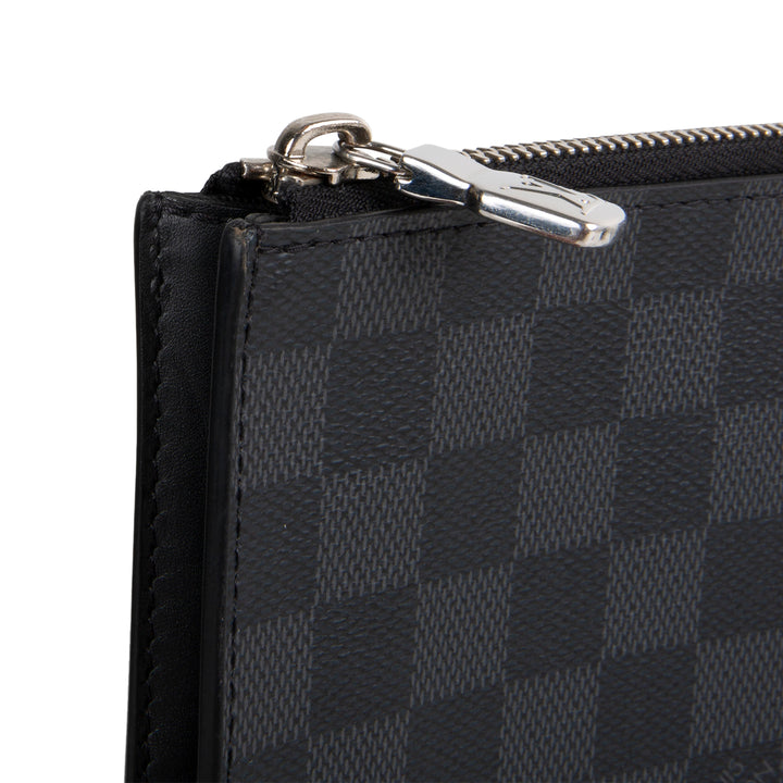 LOUIS VUITTON Damier Graphite Pochette Jour GM