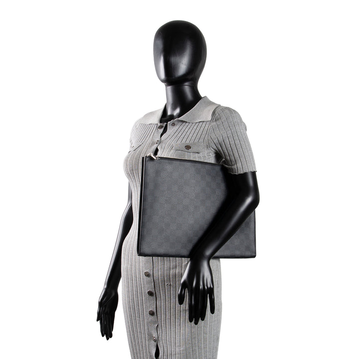 LOUIS VUITTON Damier Graphite Pochette Jour GM