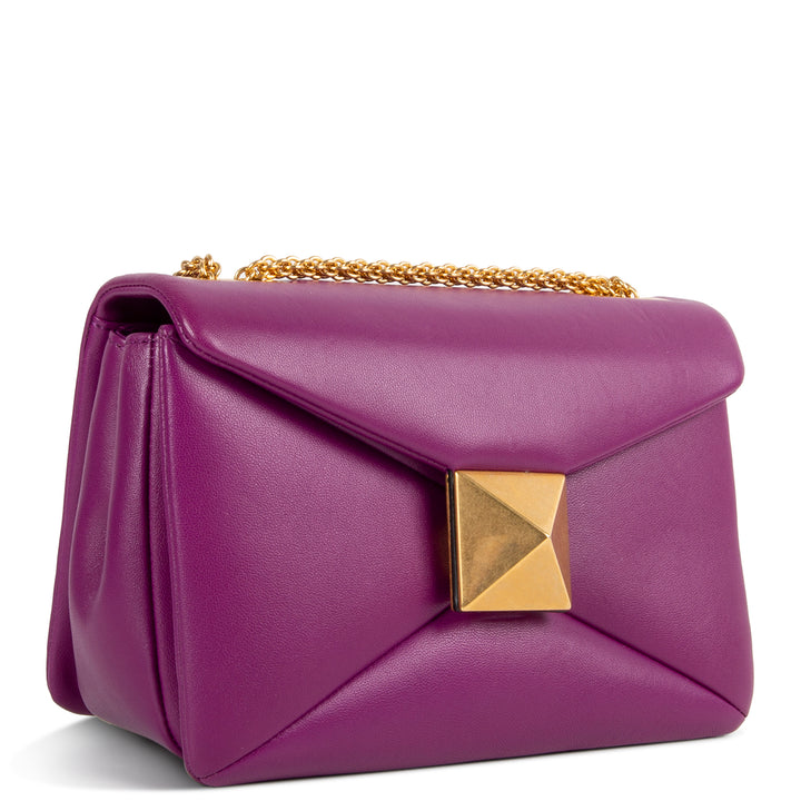 VALENTINO One Stud Chain Bag - Purple