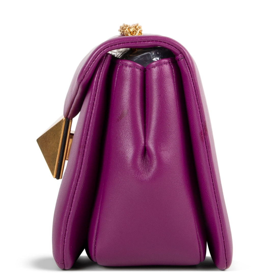 VALENTINO One Stud Chain Bag - Purple