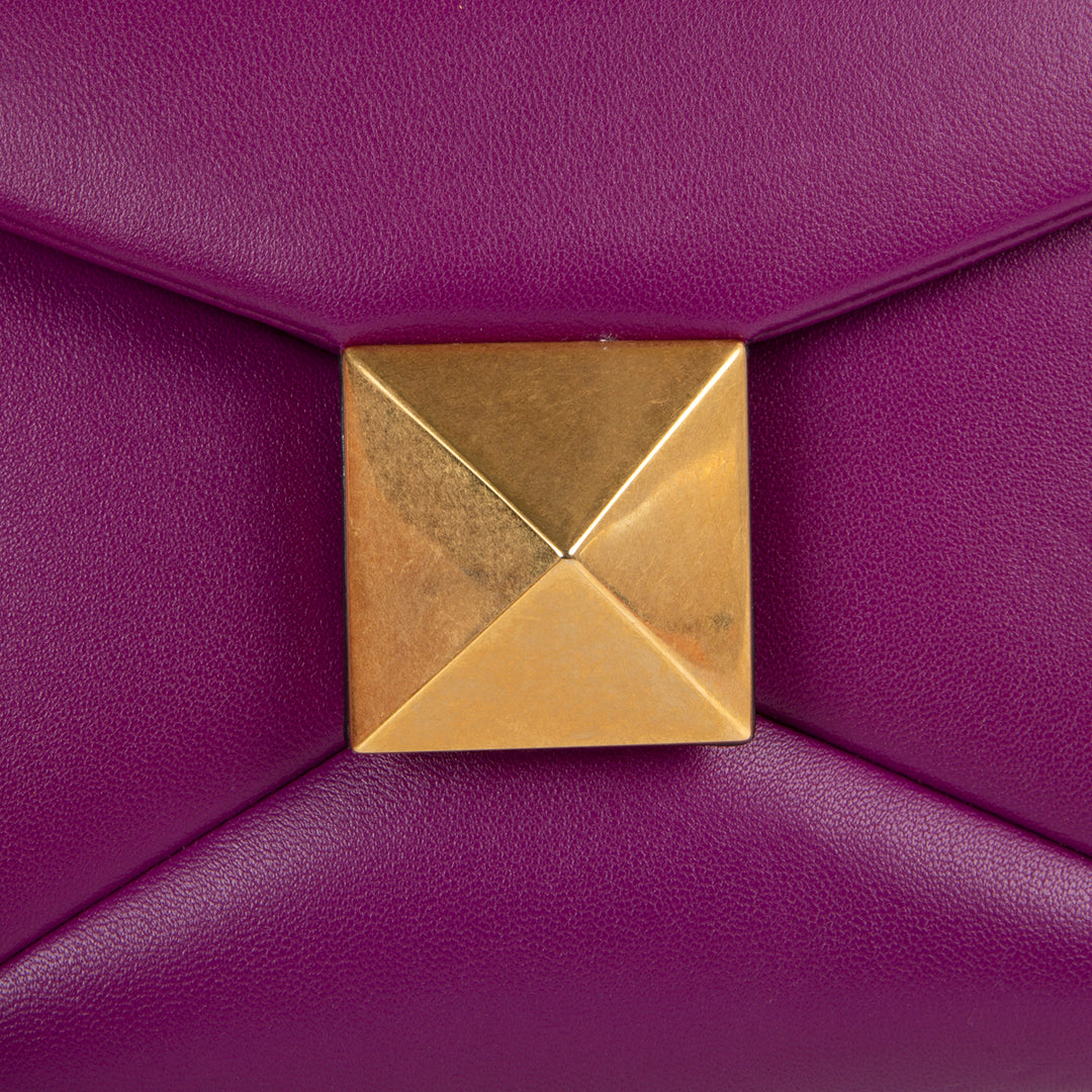 VALENTINO One Stud Chain Bag - Purple
