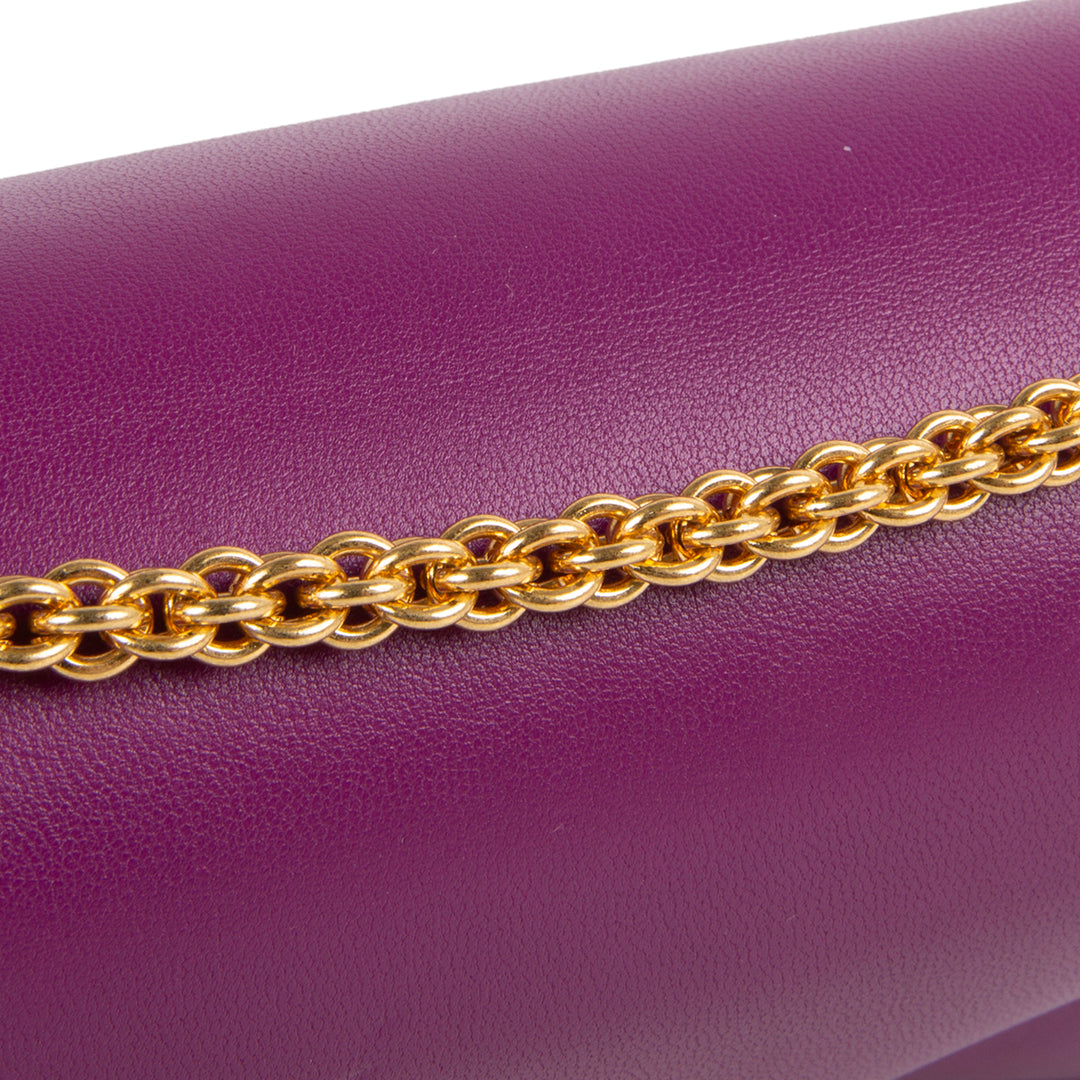 VALENTINO One Stud Chain Bag - Purple