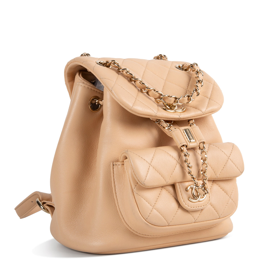 CHANEL Quilted Small Duma Backpack