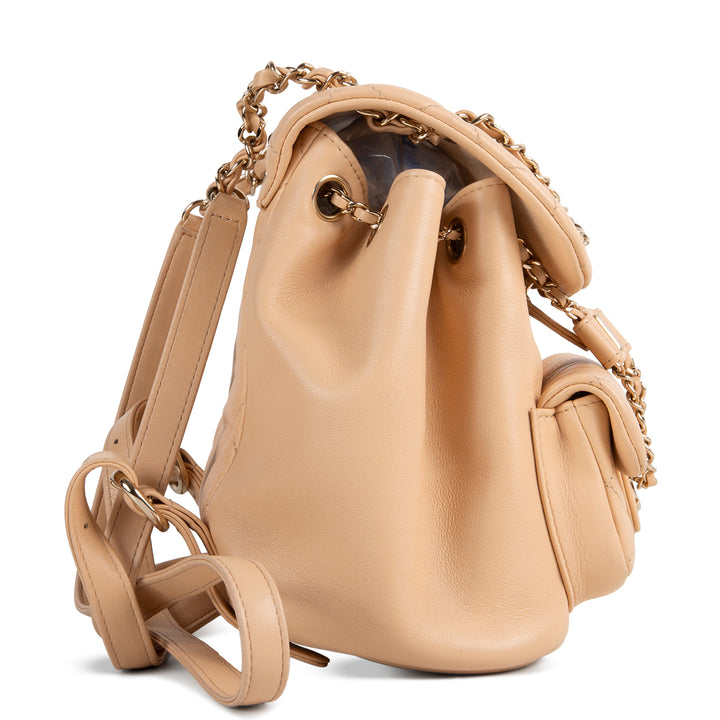 CHANEL Quilted Small Duma Backpack