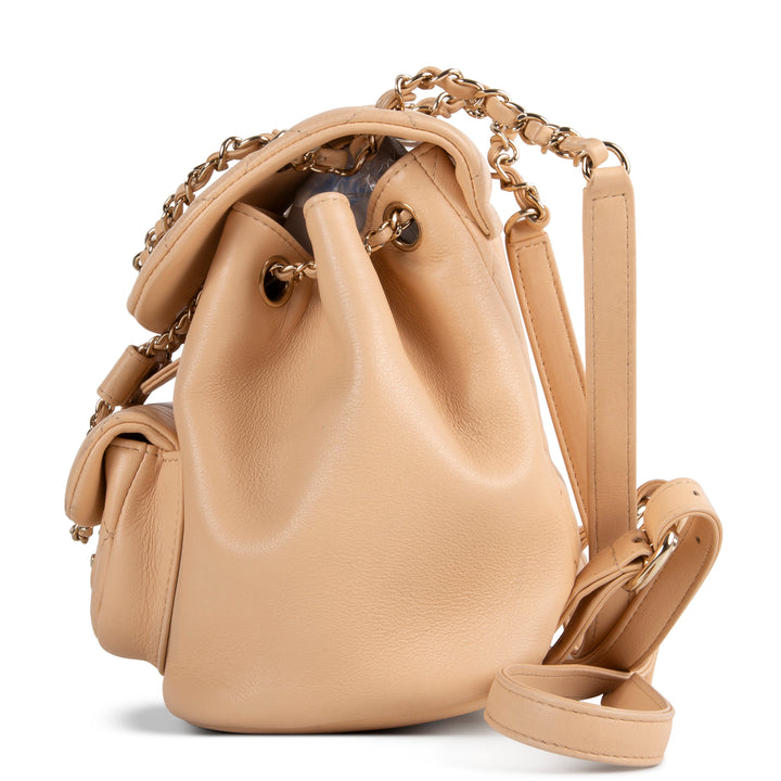 CHANEL Quilted Small Duma Backpack