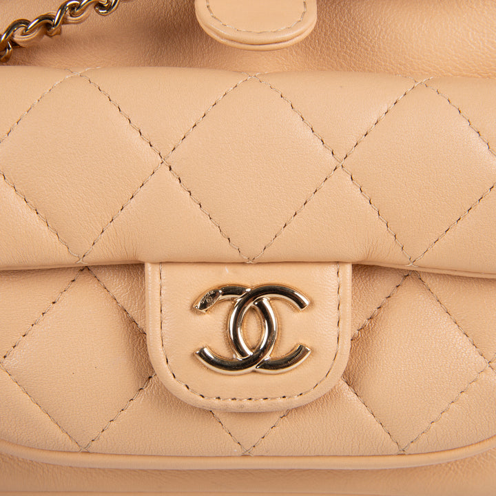 CHANEL Quilted Small Duma Backpack