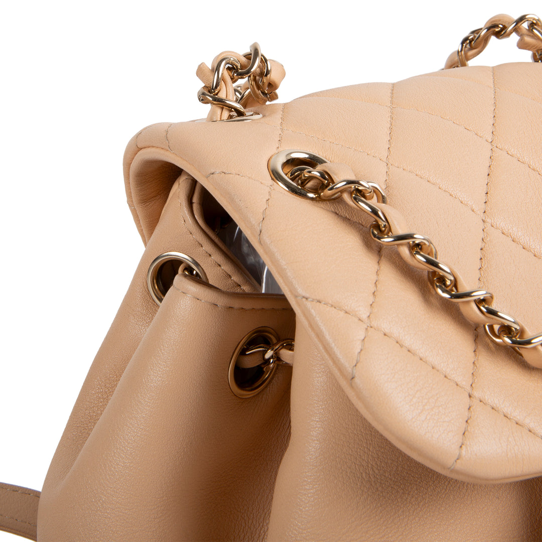 CHANEL Quilted Small Duma Backpack