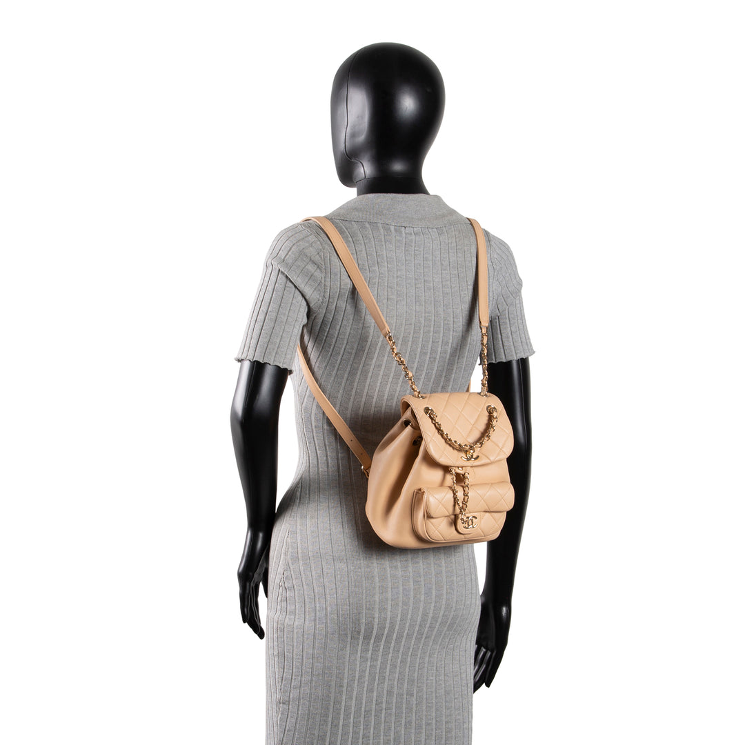 CHANEL Quilted Small Duma Backpack