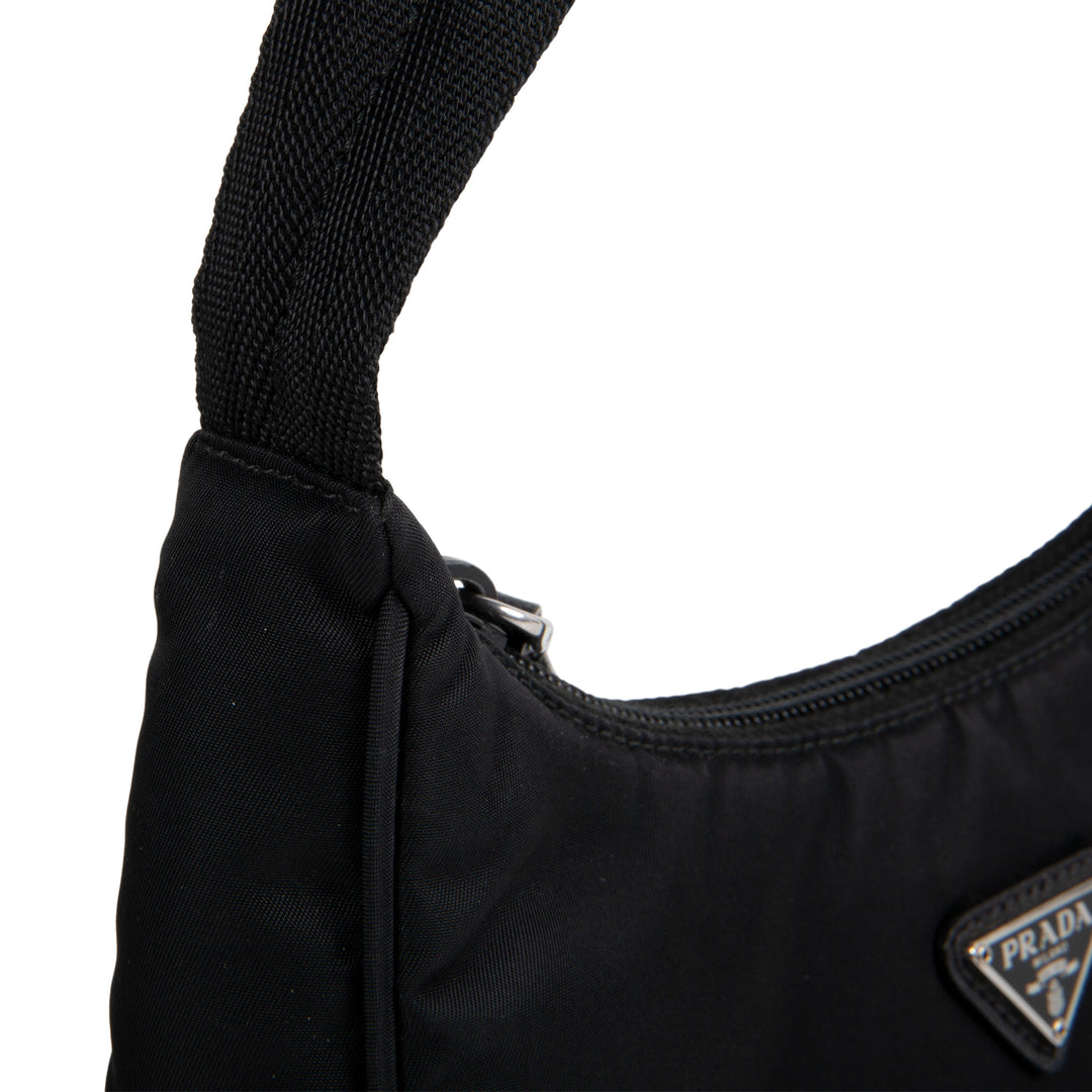 PRADA Nylon Mini Shoulder Bag - Black