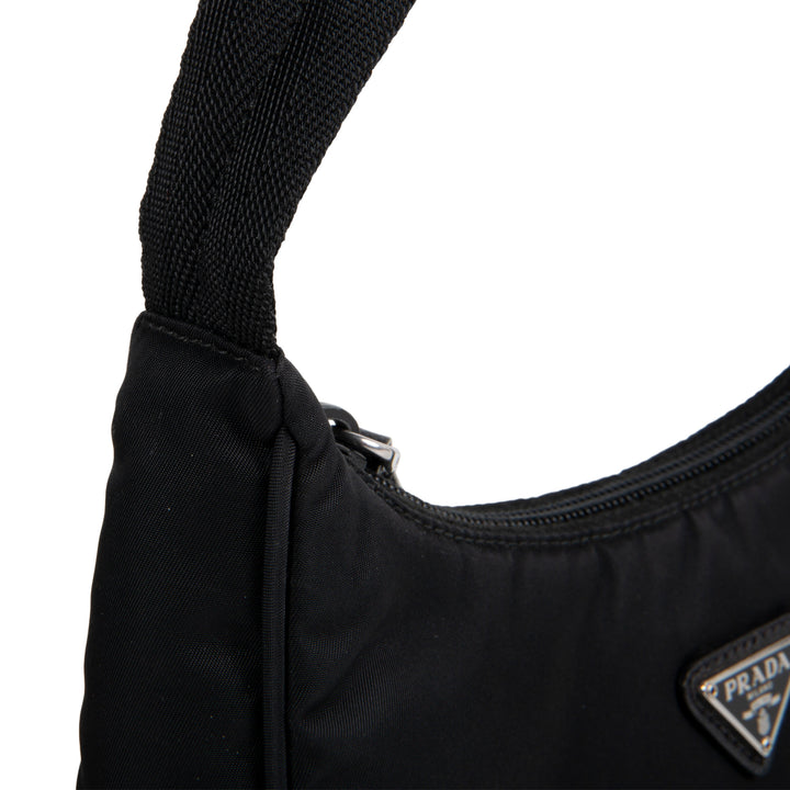 PRADA Nylon Mini Shoulder Bag - Black