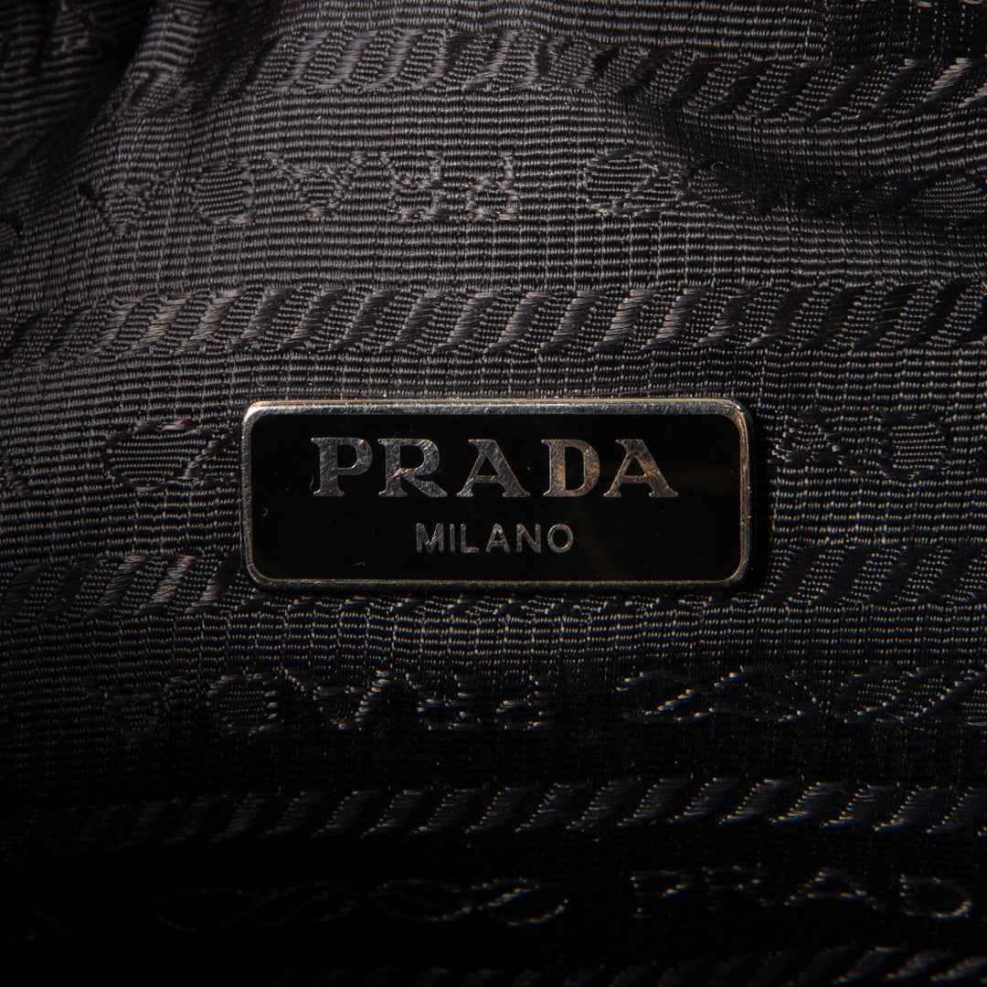 PRADA Nylon Mini Shoulder Bag - Black