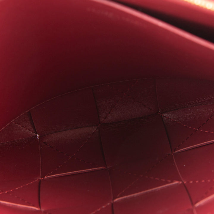 BOTTEGA VENETA Intrecciato Pouch - Burgundy