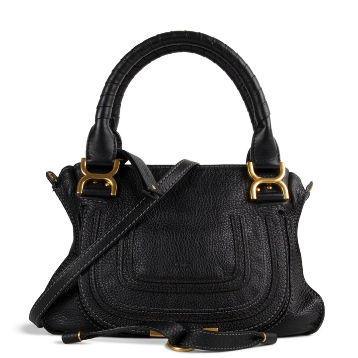 CHLOE Small Marcie Satchel - Black