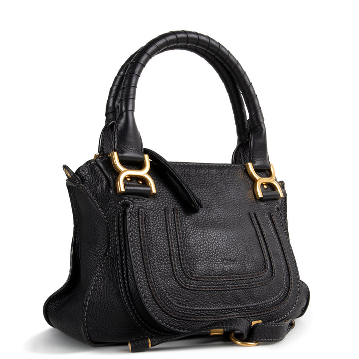 CHLOE Small Marcie Satchel - Black