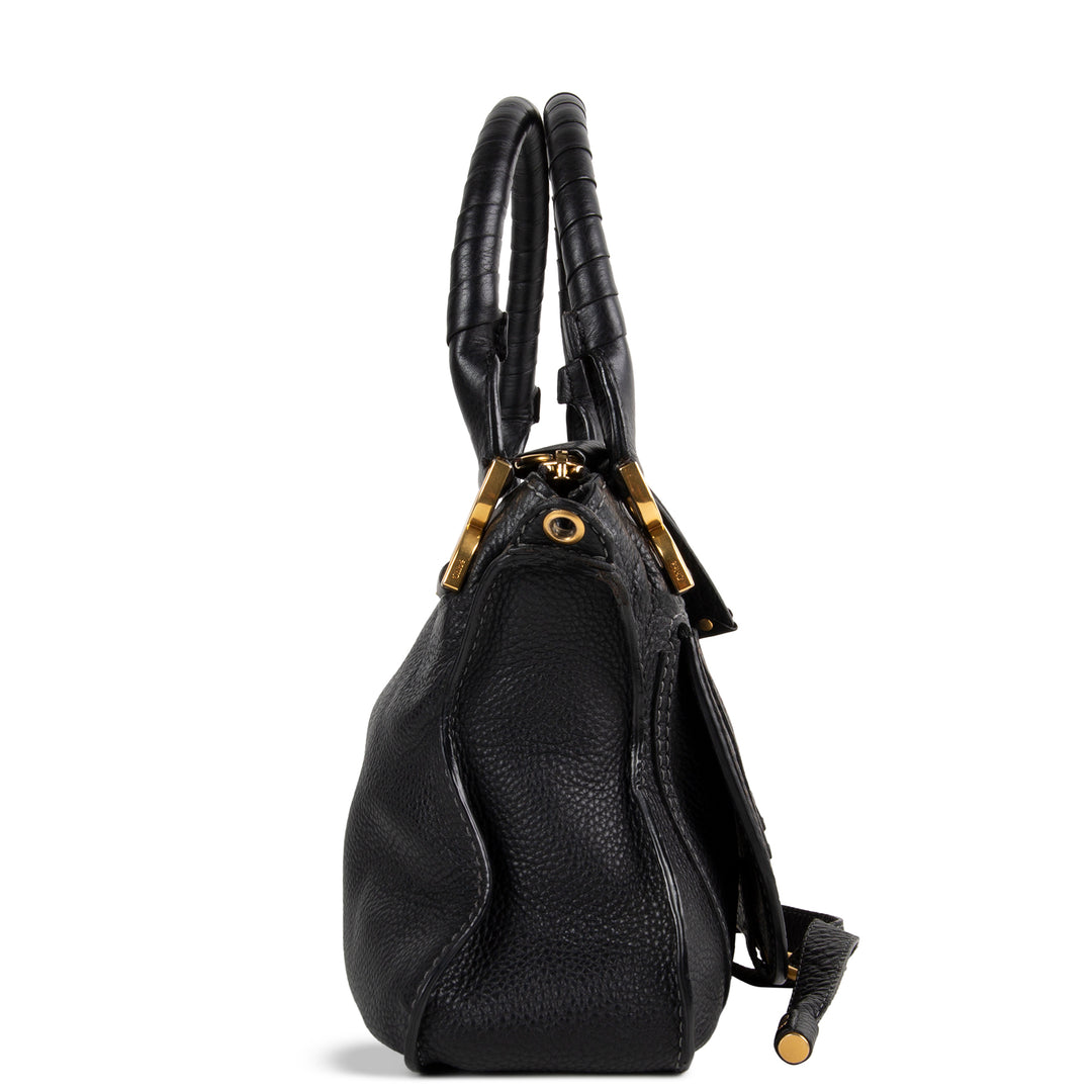 CHLOE Small Marcie Satchel - Black