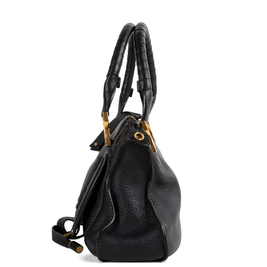 CHLOE Small Marcie Satchel - Black