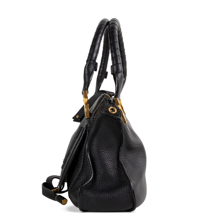 CHLOE Small Marcie Satchel - Black