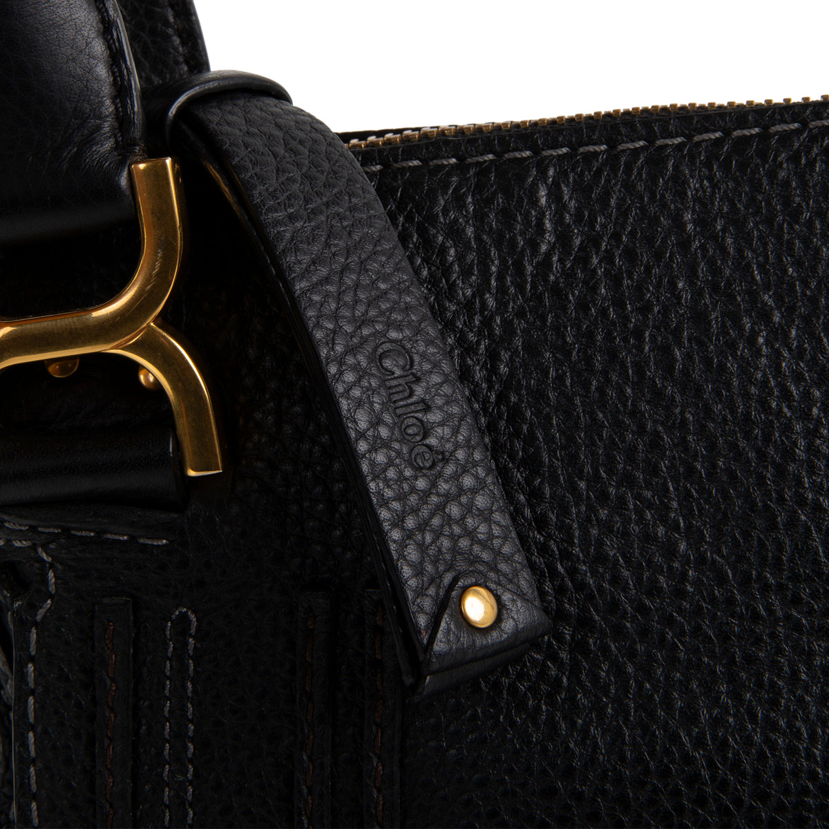 CHLOE Small Marcie Satchel - Black