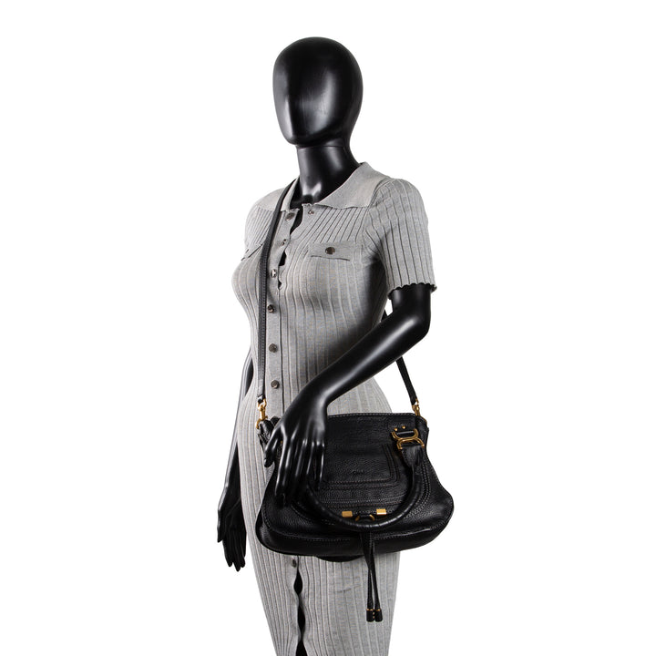 CHLOE Small Marcie Satchel - Black