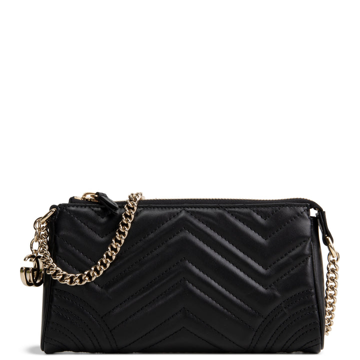 GUCCI Marmont Small Shoulder Bag Pochette - Black