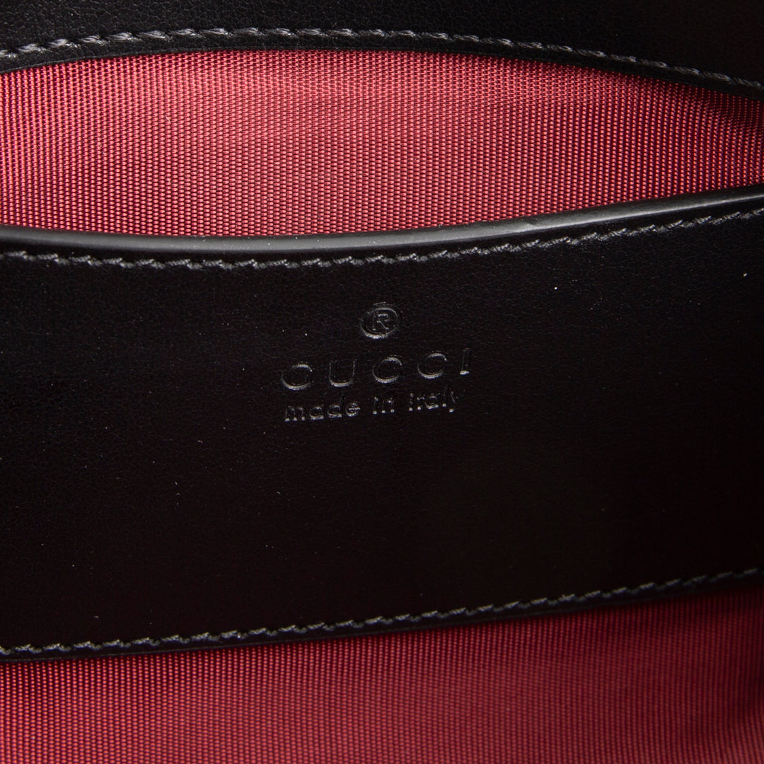 GUCCI Marmont Small Shoulder Bag Pochette - Black