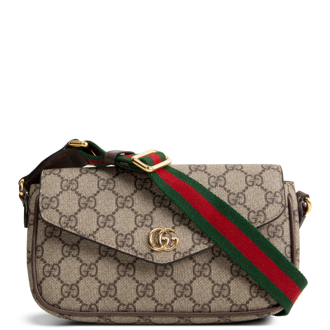 GUCCI GG Supreme Mini Ophidia Envelope Shoulder Bag