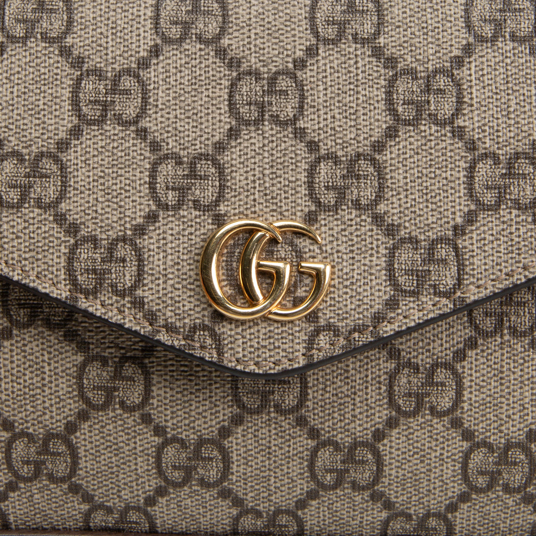 GUCCI GG Supreme Mini Ophidia Envelope Shoulder Bag