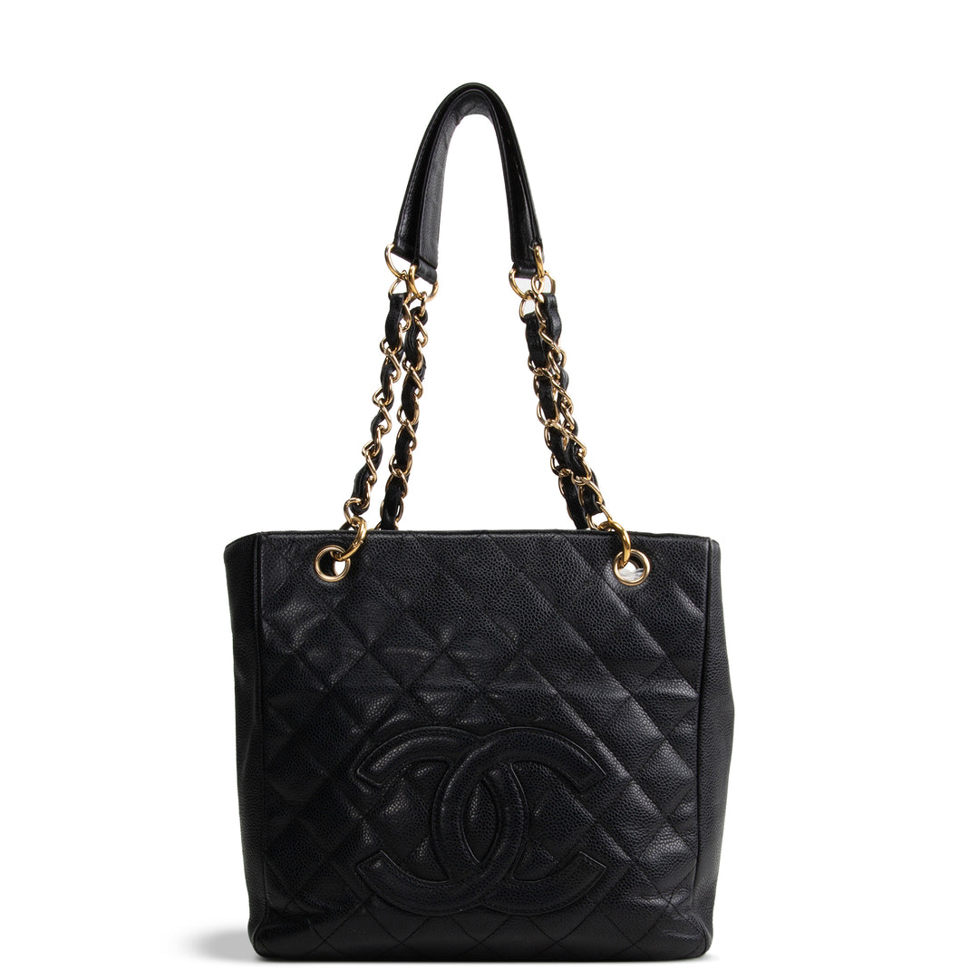 CHANEL Caviar Petit Shopping Tote OUTLET FINAL SALE