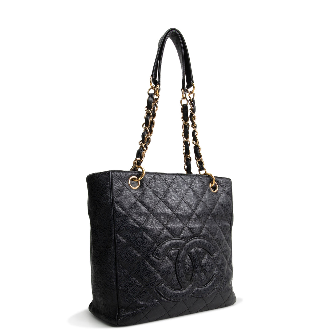 CHANEL Caviar Petit Shopping Tote OUTLET FINAL SALE