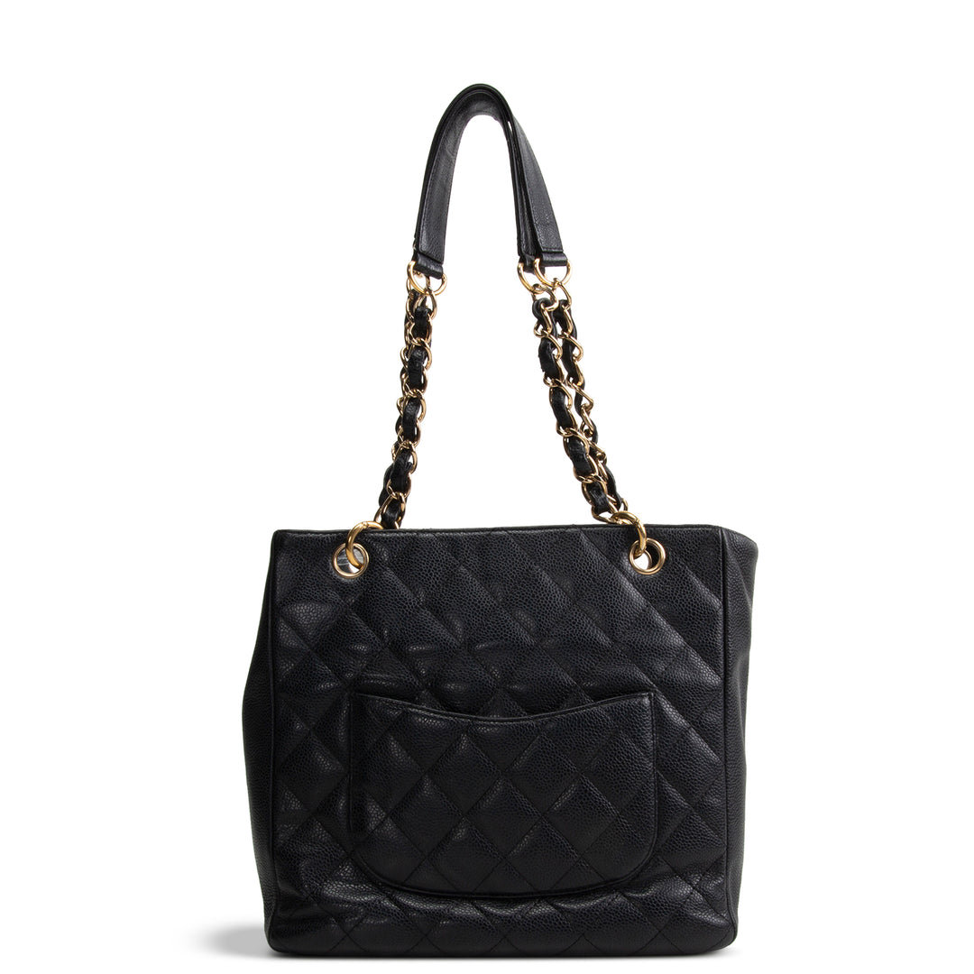 CHANEL Caviar Petit Shopping Tote OUTLET FINAL SALE