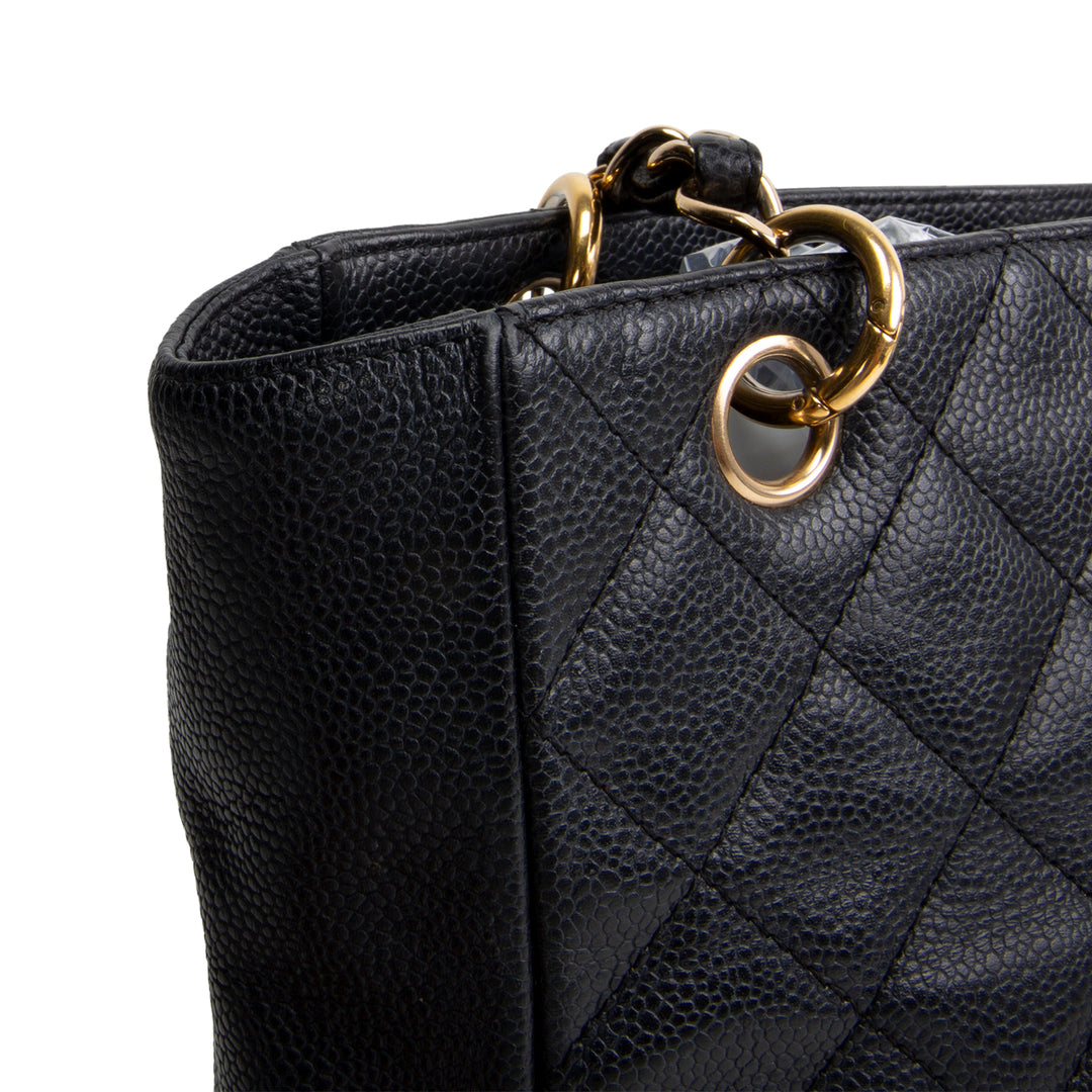 CHANEL Caviar Petit Shopping Tote OUTLET FINAL SALE