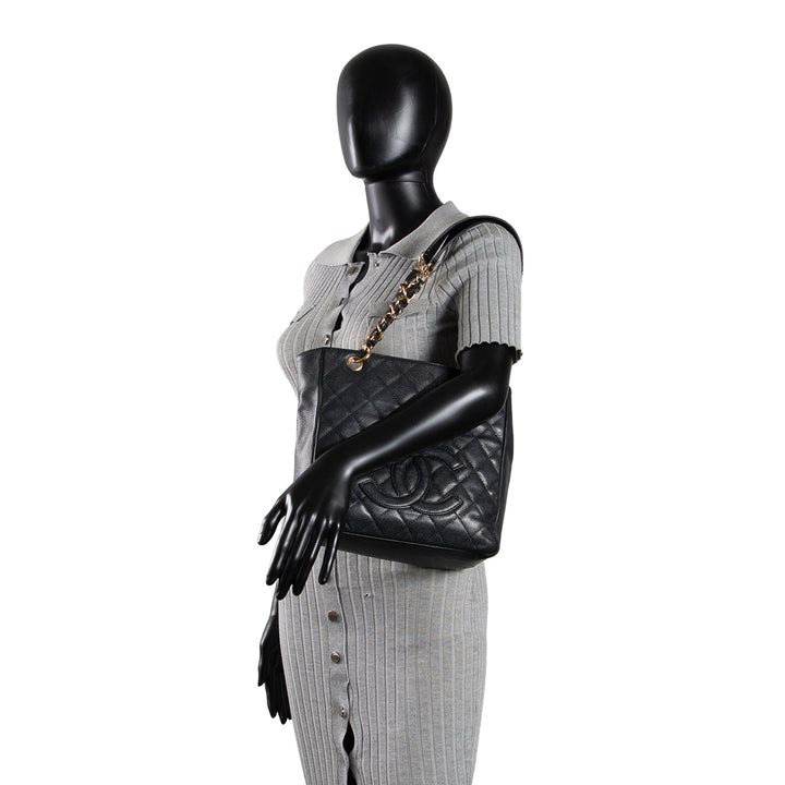 CHANEL Caviar Petit Shopping Tote OUTLET FINAL SALE