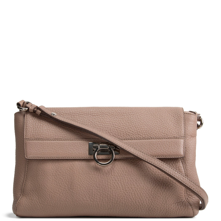 FERRAGAMO Abbey Shoulder Bag - Taupe