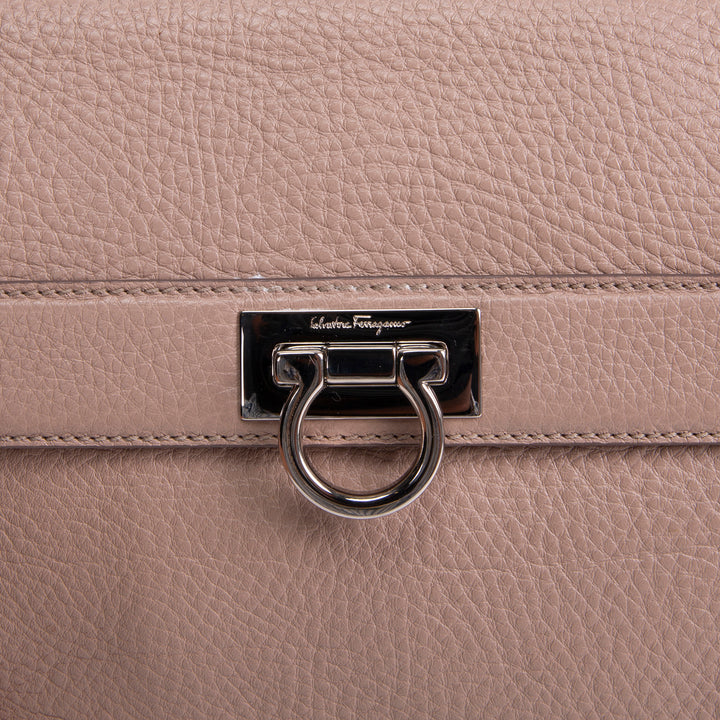 FERRAGAMO Abbey Shoulder Bag - Taupe