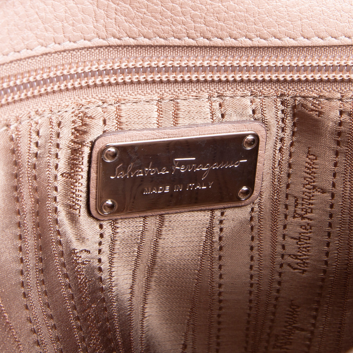 FERRAGAMO Abbey Shoulder Bag - Taupe